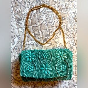 Anthropologie Beaded Evening Bag